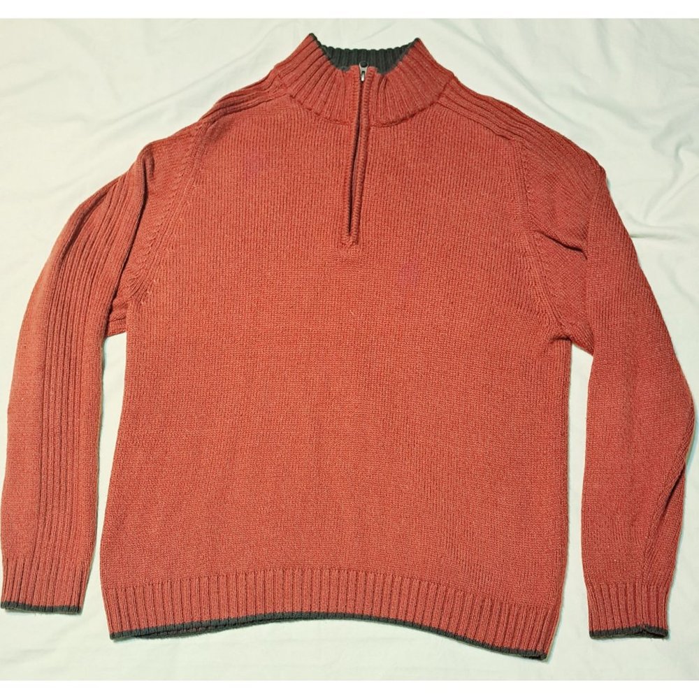 Men's Columbia Knitted High Collar Sweater Size XL